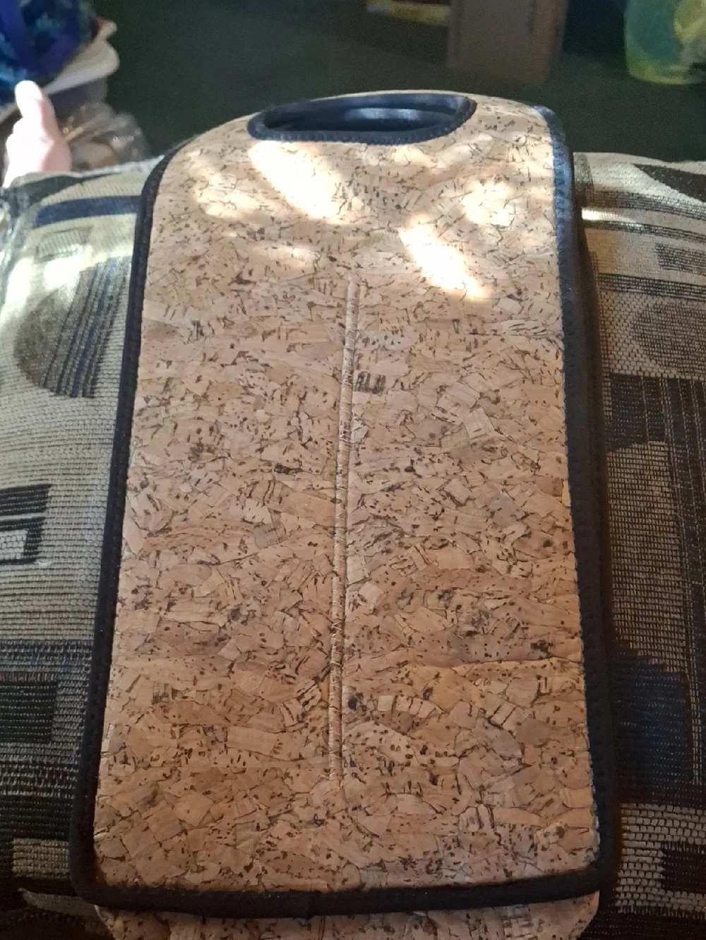 Natural Cork Wine Tote Bag Neoprene - Picture 1 of 4